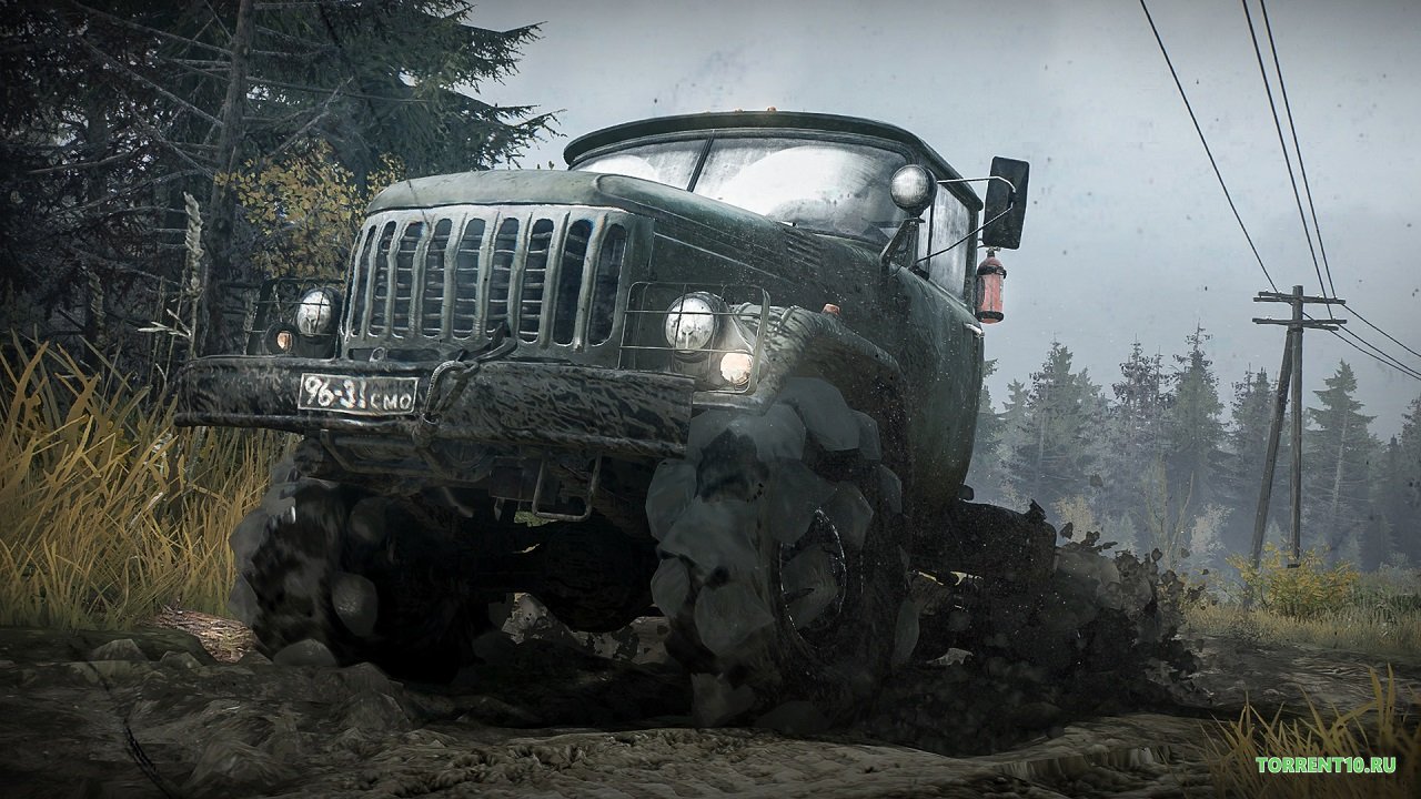 Spintires Mudrunner 2024 со всеми дополнениями скачать торрент