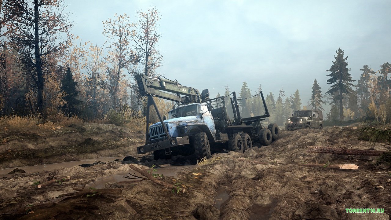 Spintires Mudrunner 2024 со всеми дополнениями скачать торрент