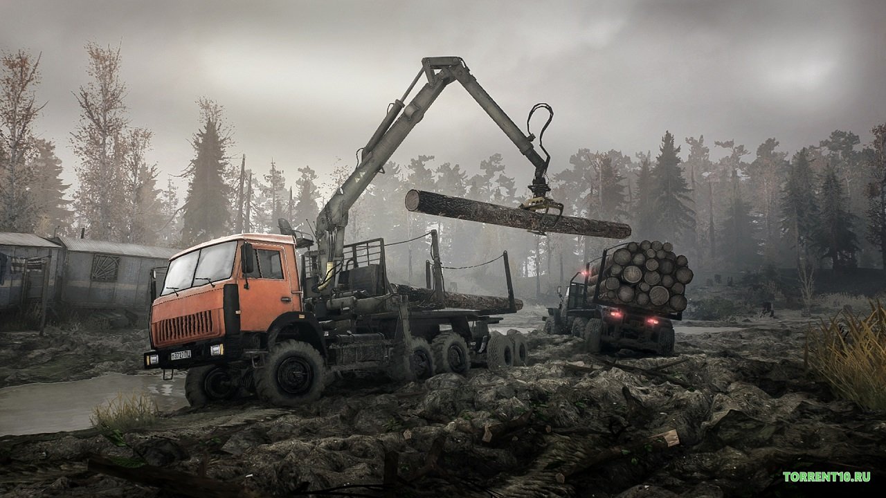 Spintires Mudrunner 2024 со всеми дополнениями скачать торрент