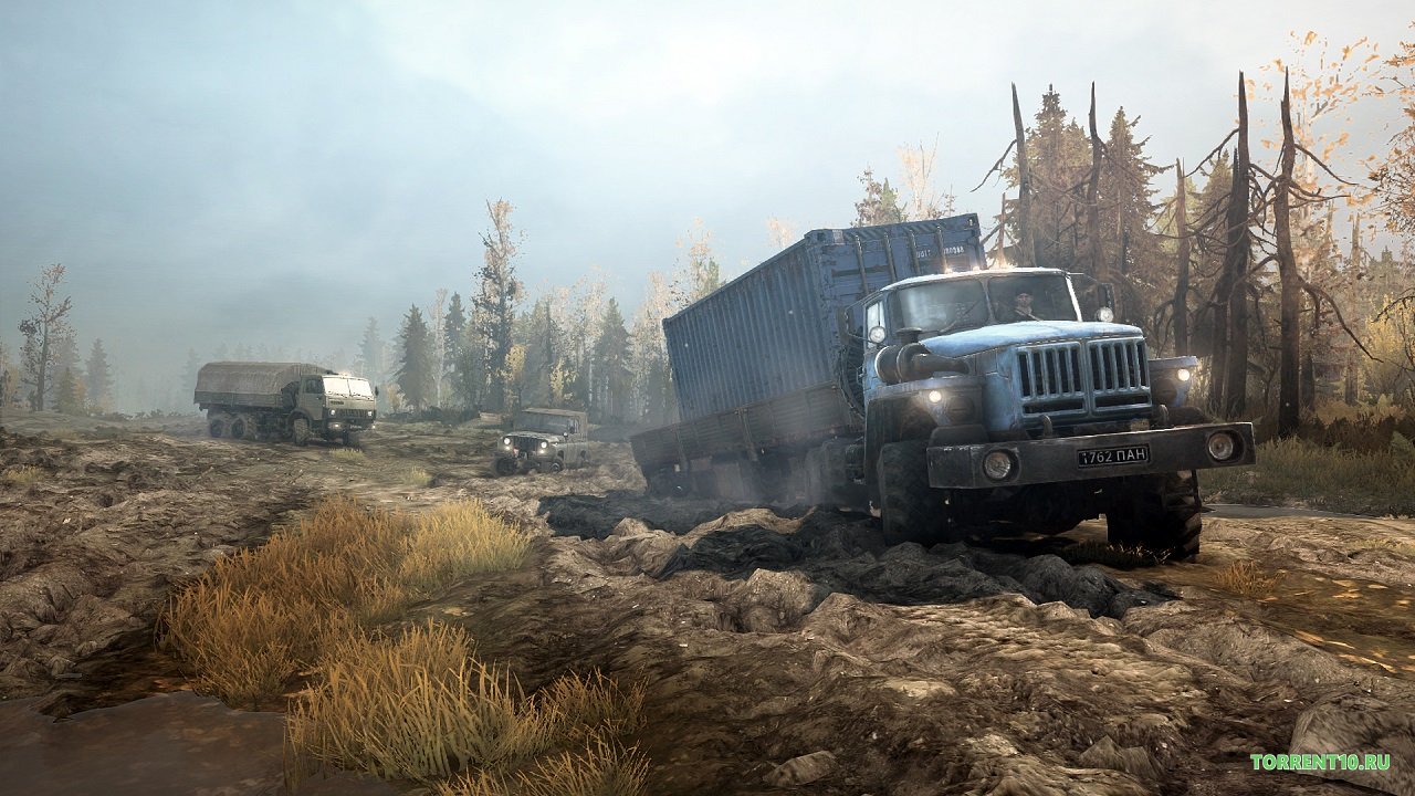 Spintires Mudrunner 2024 со всеми дополнениями скачать торрент