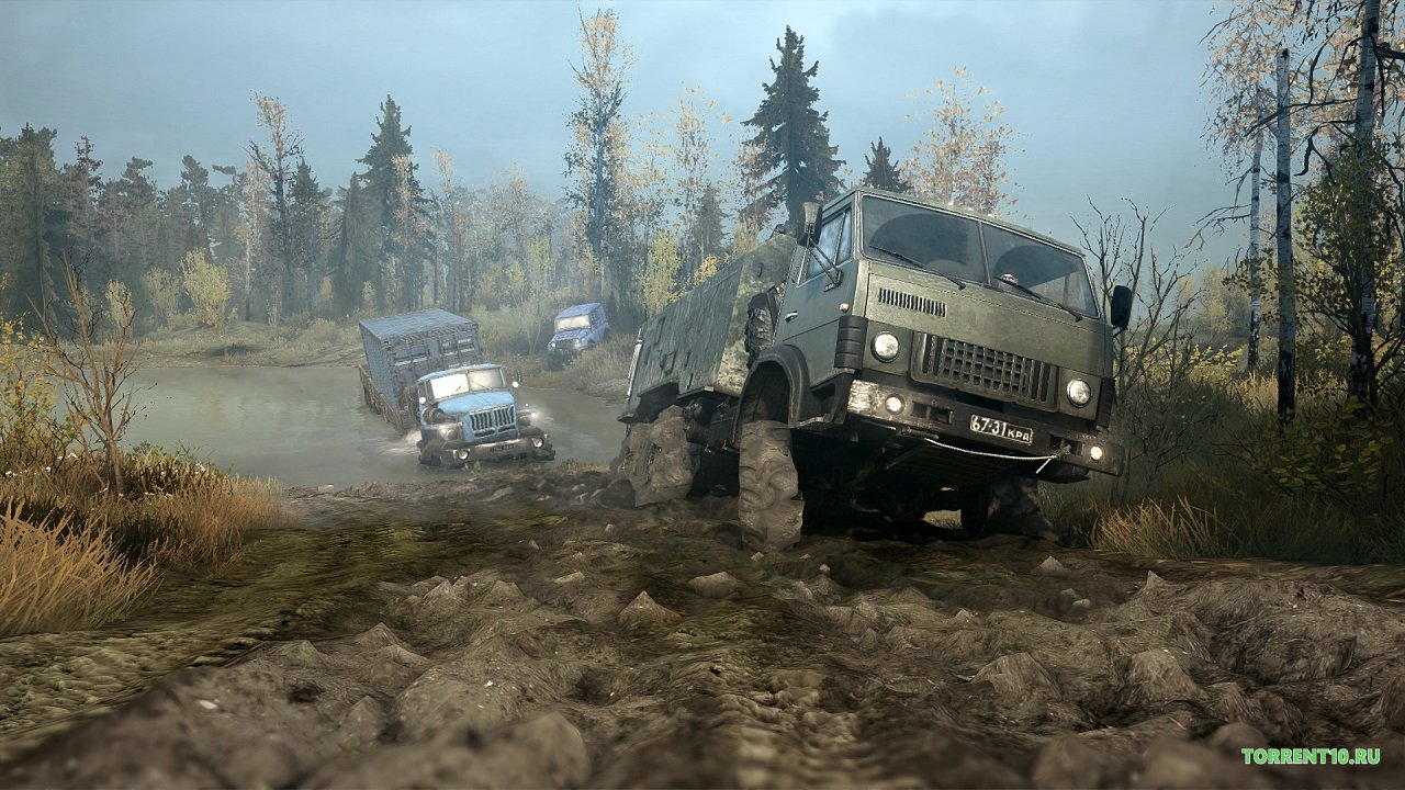 Spintires Mudrunner 2024 со всеми дополнениями скачать торрент