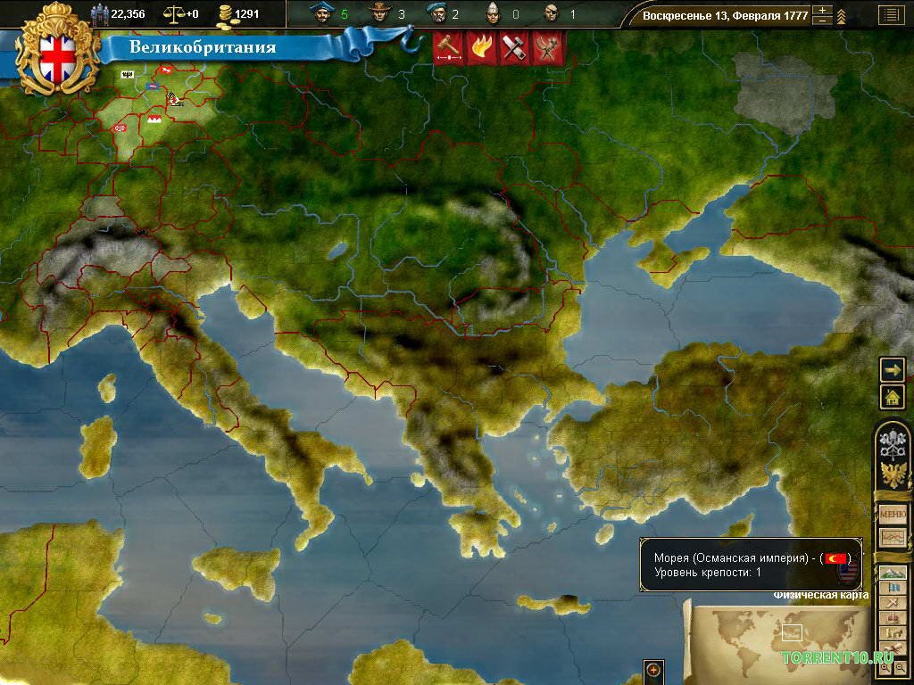 Europa Universalis 3 скачать торрент бесплатно на ПК