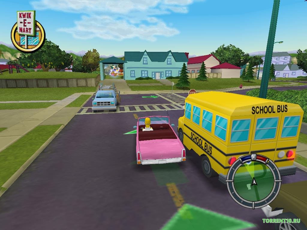 Simpsons Hit and Run скачать торрент бесплатно на ПК