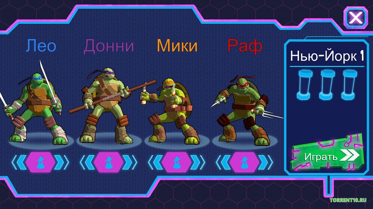 Teenage Mutant Ninja Turtles Portal Power скачать торрент бесплатно на ПК