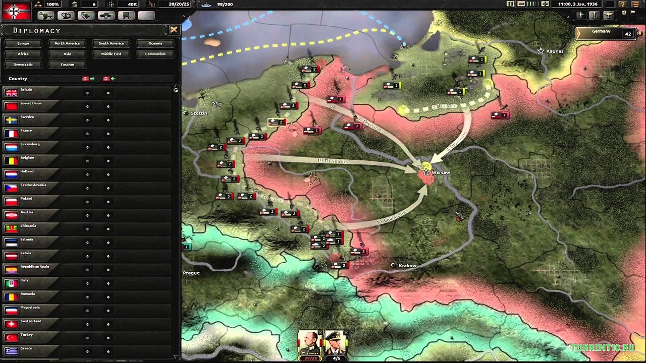 Hearts of Iron IV Механики на русском скачать торрент