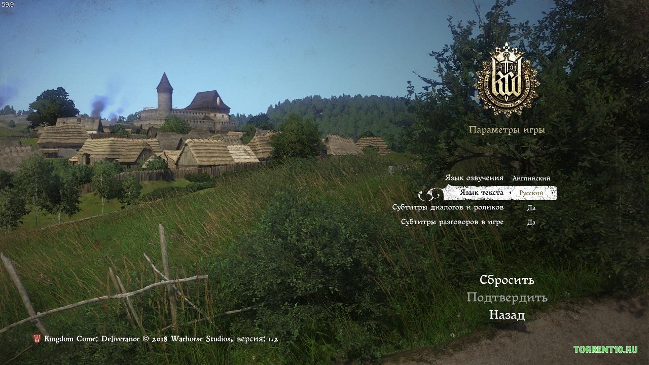 Kingdom Come: Deliverance v1.9.6 скачать торрент последняя версия на русском