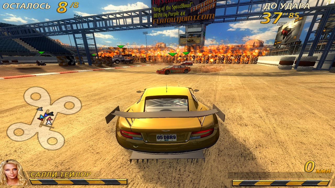 FlatOut 2 Most Wanted 2011 скачать торрент на PC