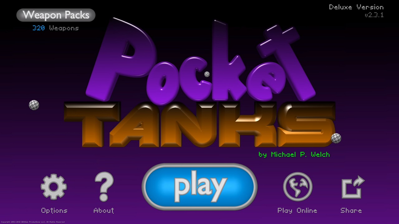 Pocket Tanks Deluxe 320 Weapon на ПК последняя версия скачать торрент  бесплатно