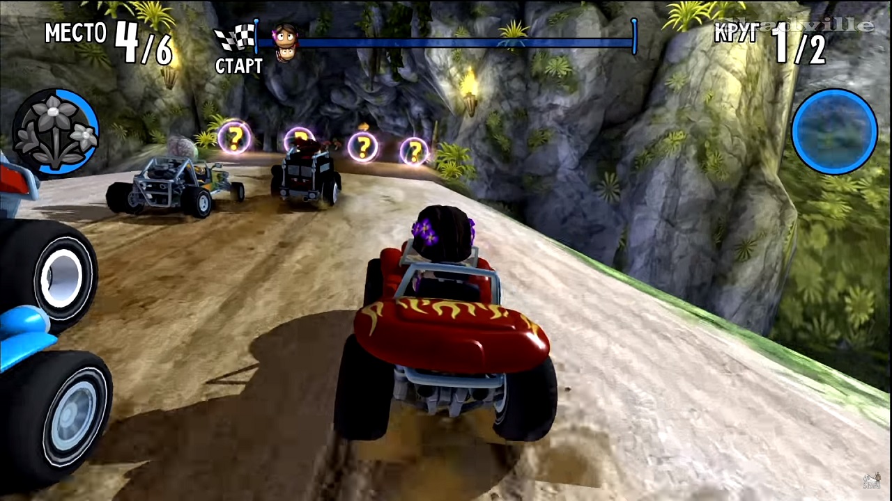 Beach Buggy Racing на ПК последняя версия на русском скачать торрент