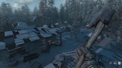 Stalker Alone In Windstorm: Fallen Bear