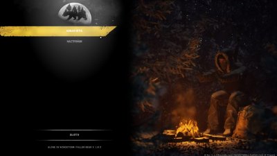 Stalker Alone In Windstorm: Fallen Bear