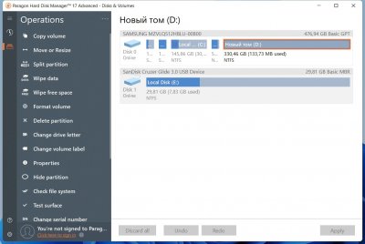 Paragon Hard Disk Manager Advanced