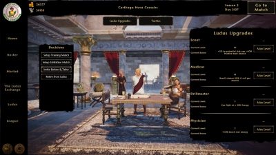 Ludus Magnatus Gladiator Manager Simulator