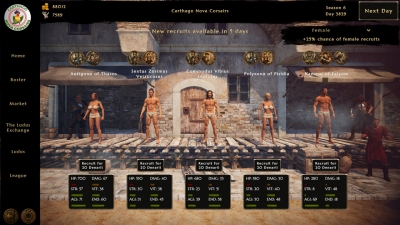 Ludus Magnatus Gladiator Manager Simulator